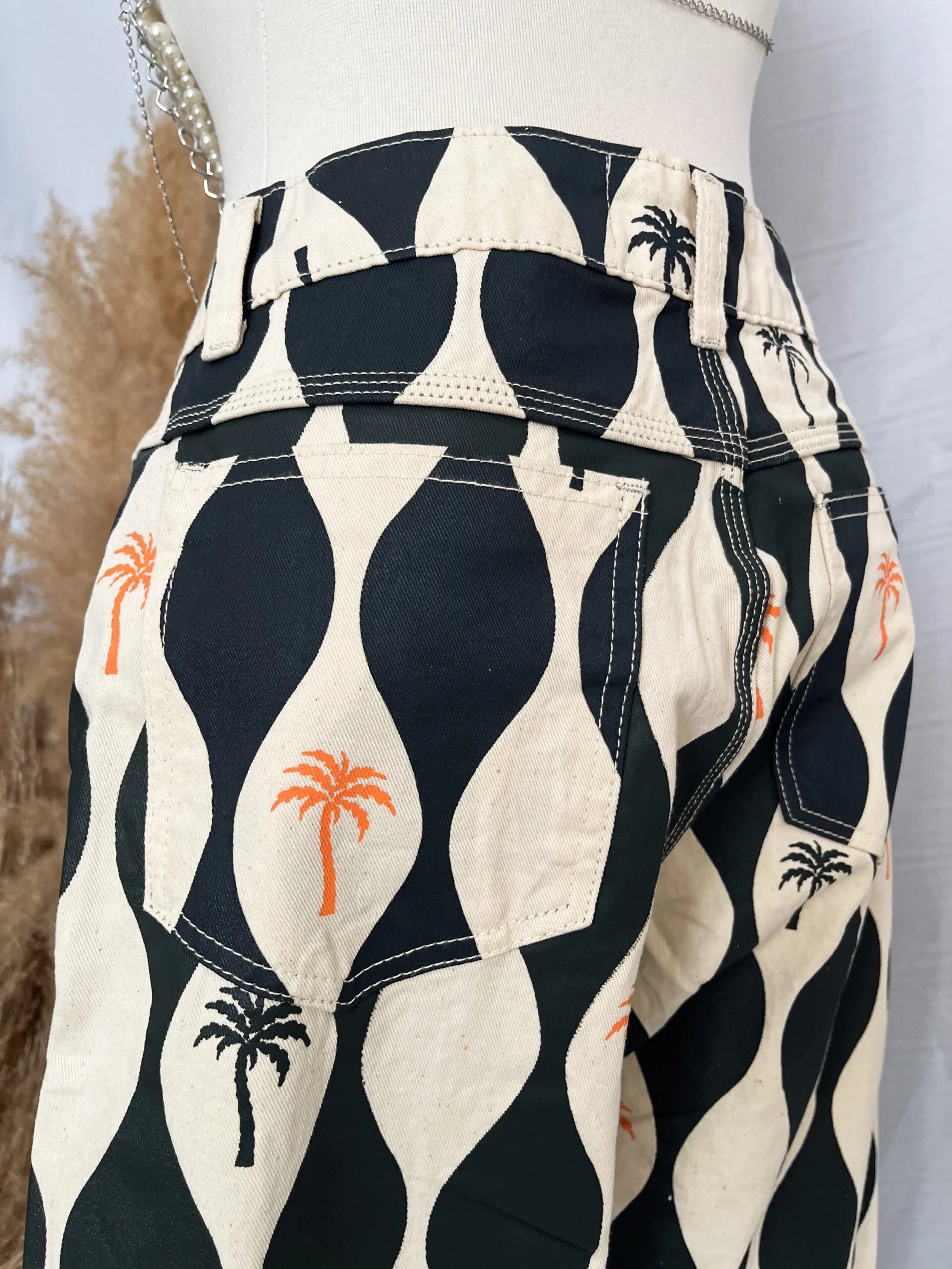 Wide Leg Riviera Graphic - Imagem 7